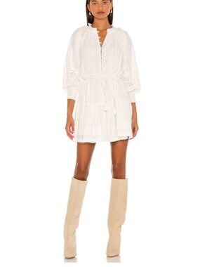 Cleobella Mini Dress with Tie Waist